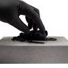 Black disposable nitrile gloves